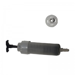 Syringe injector for low pressure grouting syringe